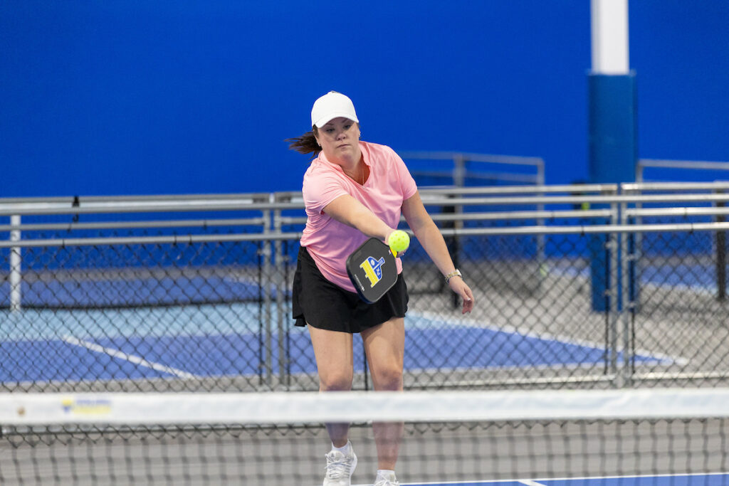 PLANO, TX - AUGUST 28: North Texas Built chapter holds their Pickleball Network Tournament at Pickleball Kingdom on August 28, Plano, Texas. (Photo by Aric Becker)