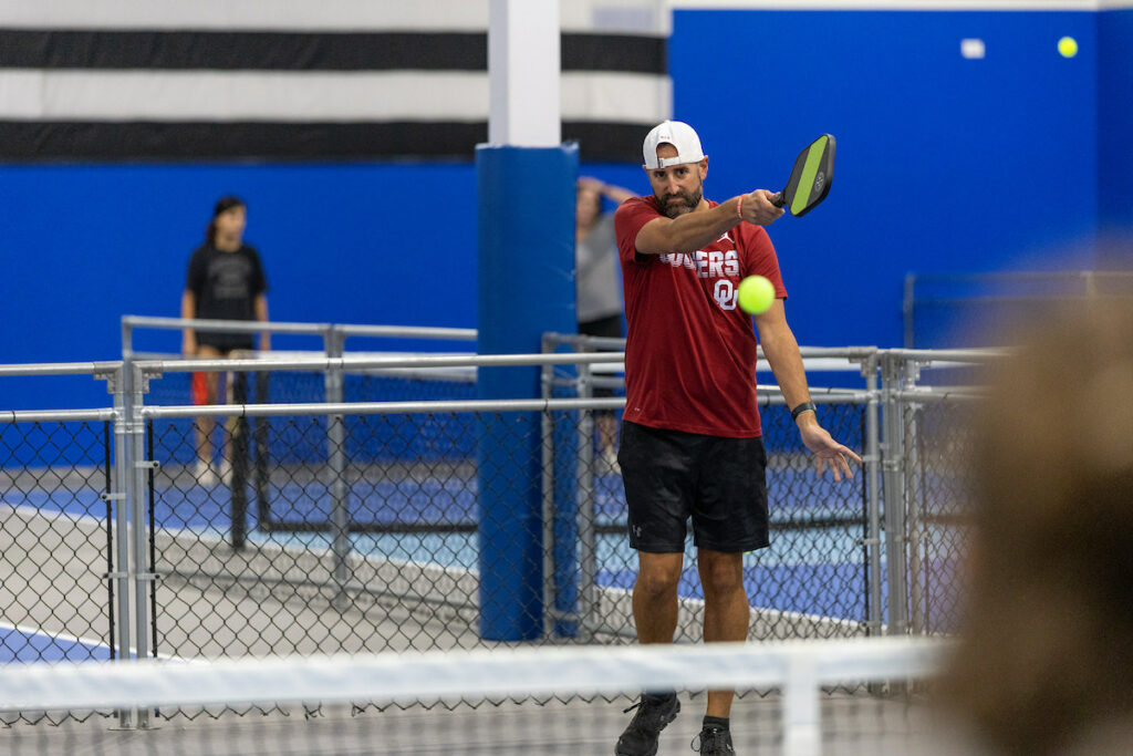 PLANO, TX - AUGUST 28: North Texas Built chapter holds their Pickleball Network Tournament at Pickleball Kingdom on August 28, Plano, Texas. (Photo by Aric Becker)