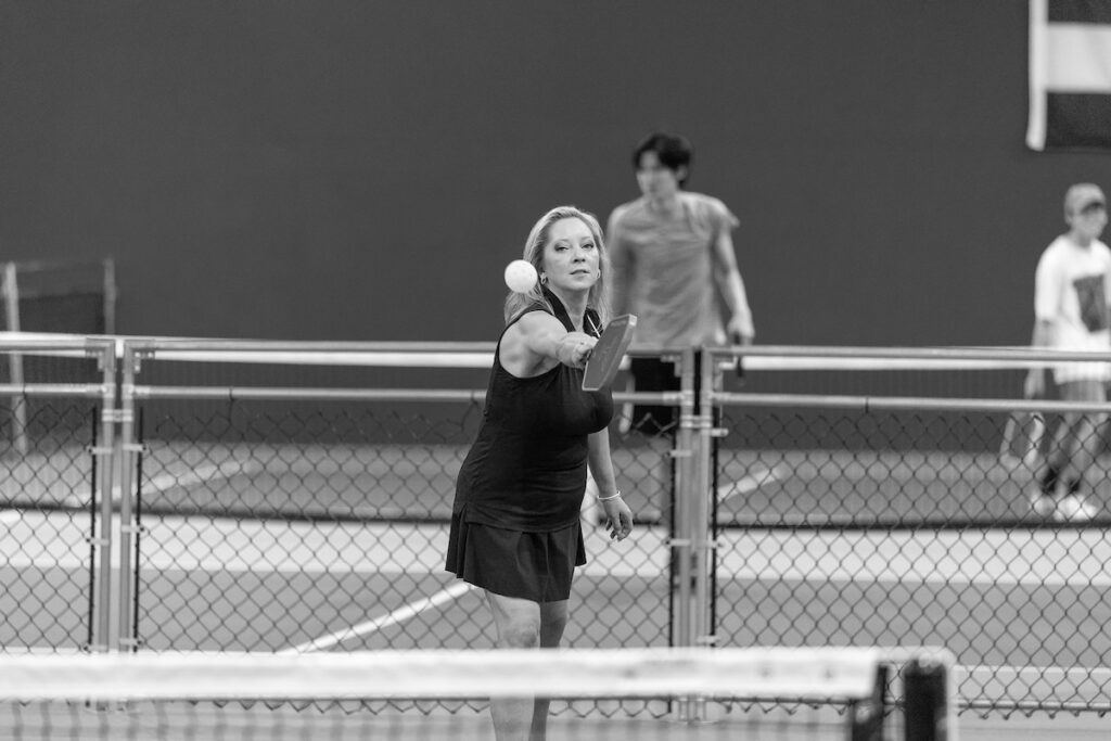 PLANO, TX - AUGUST 28: North Texas Built chapter holds their Pickleball Network Tournament at Pickleball Kingdom on August 28, Plano, Texas. (Photo by Aric Becker)