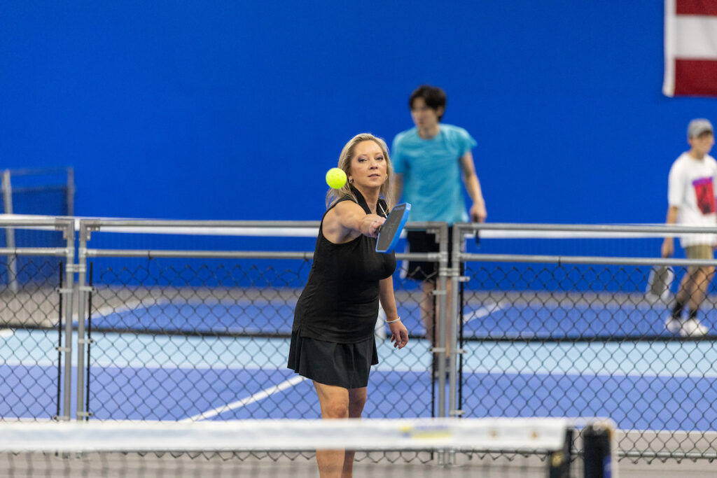 PLANO, TX - AUGUST 28: North Texas Built chapter holds their Pickleball Network Tournament at Pickleball Kingdom on August 28, Plano, Texas. (Photo by Aric Becker)