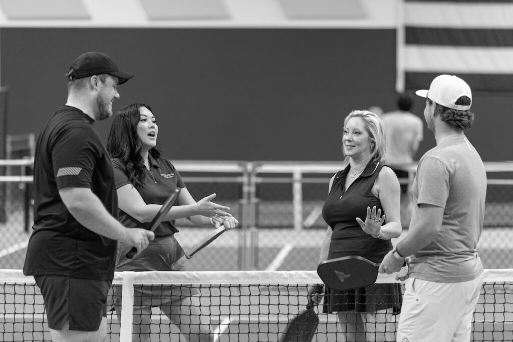 PLANO, TX - AUGUST 28: North Texas Built chapter holds their Pickleball Network Tournament at Pickleball Kingdom on August 28, Plano, Texas. (Photo by Aric Becker)