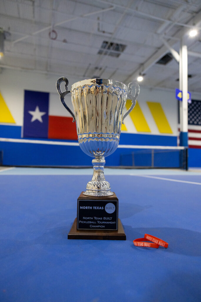 PLANO, TX - AUGUST 28: North Texas Built chapter holds their Pickleball Network Tournament at Pickleball Kingdom on August 28, Plano, Texas. (Photo by Aric Becker)