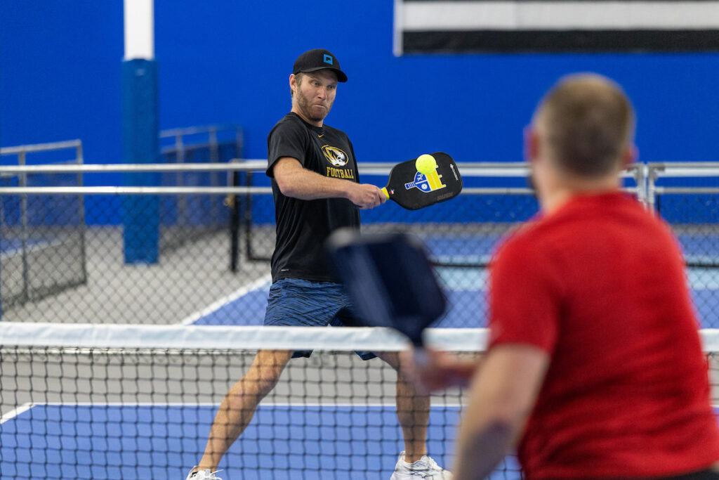 PLANO, TX - AUGUST 28: North Texas Built chapter holds their Pickleball Network Tournament at Pickleball Kingdom on August 28, Plano, Texas. (Photo by Aric Becker)