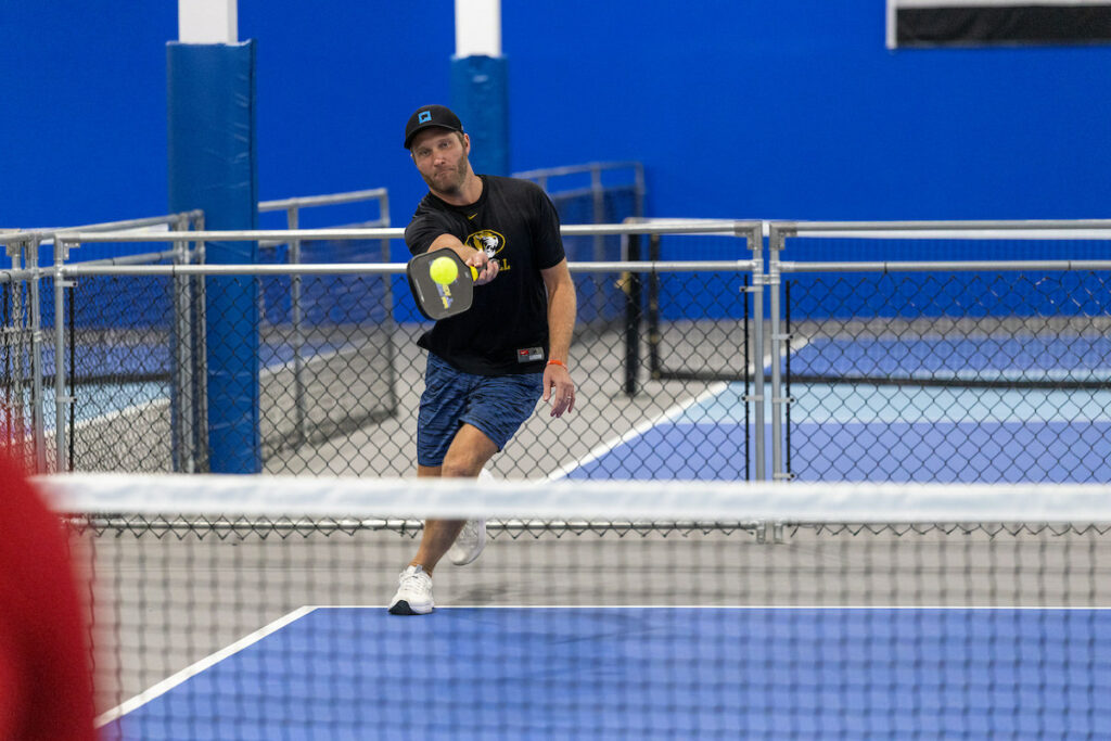 PLANO, TX - AUGUST 28: North Texas Built chapter holds their Pickleball Network Tournament at Pickleball Kingdom on August 28, Plano, Texas. (Photo by Aric Becker)