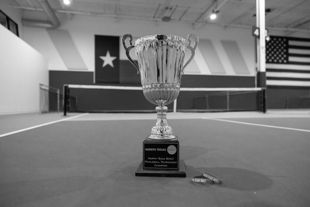 PLANO, TX - AUGUST 28: North Texas Built chapter holds their Pickleball Network Tournament at Pickleball Kingdom on August 28, Plano, Texas. (Photo by Aric Becker)