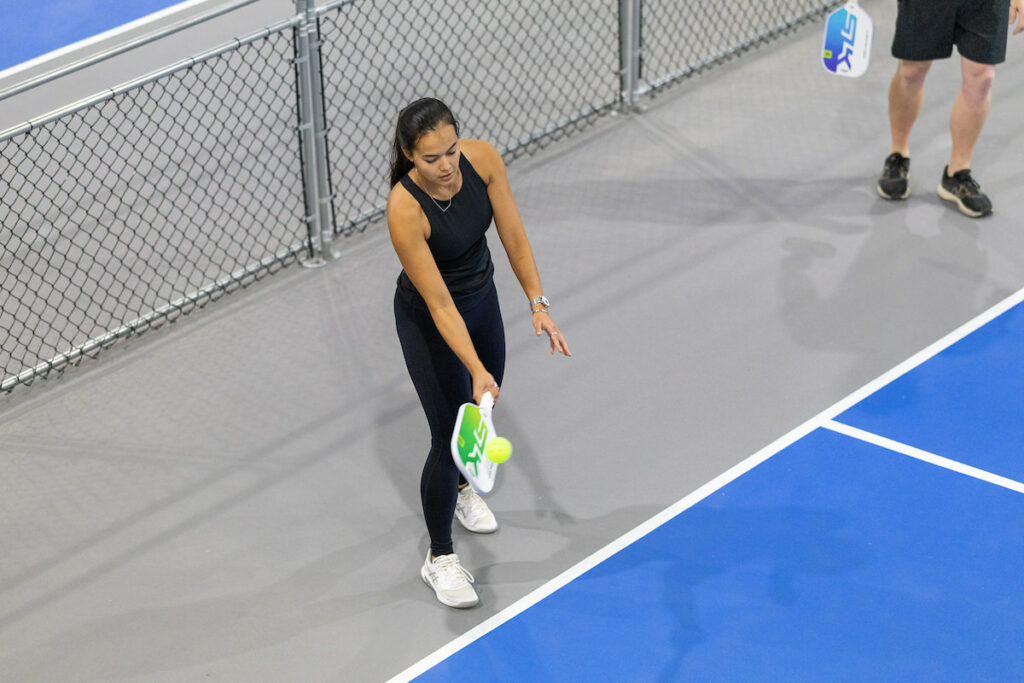 PLANO, TX - AUGUST 28: North Texas Built chapter holds their Pickleball Network Tournament at Pickleball Kingdom on August 28, Plano, Texas. (Photo by Aric Becker)