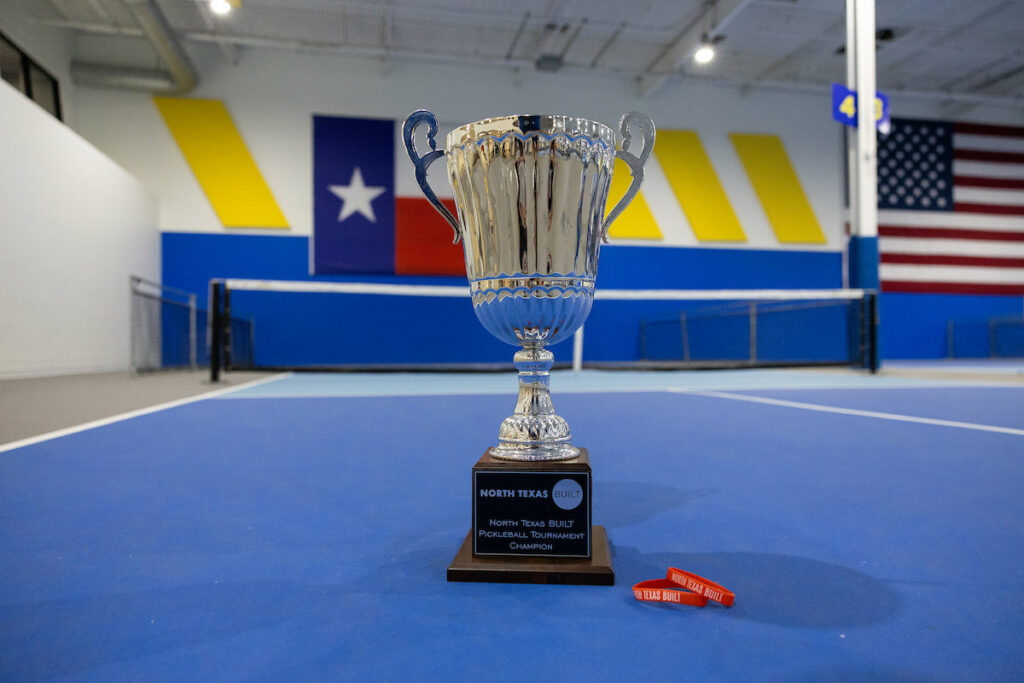 PLANO, TX - AUGUST 28: North Texas Built chapter holds their Pickleball Network Tournament at Pickleball Kingdom on August 28, Plano, Texas. (Photo by Aric Becker)