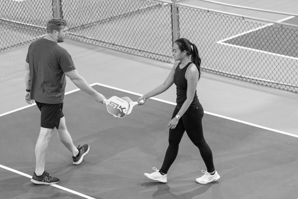 PLANO, TX - AUGUST 28: North Texas Built chapter holds their Pickleball Network Tournament at Pickleball Kingdom on August 28, Plano, Texas. (Photo by Aric Becker)