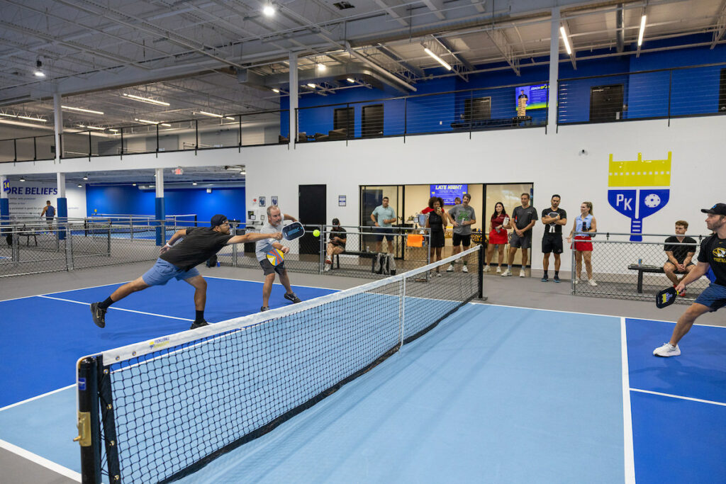PLANO, TX - AUGUST 28: North Texas Built chapter holds their Pickleball Network Tournament at Pickleball Kingdom on August 28, Plano, Texas. (Photo by Aric Becker)