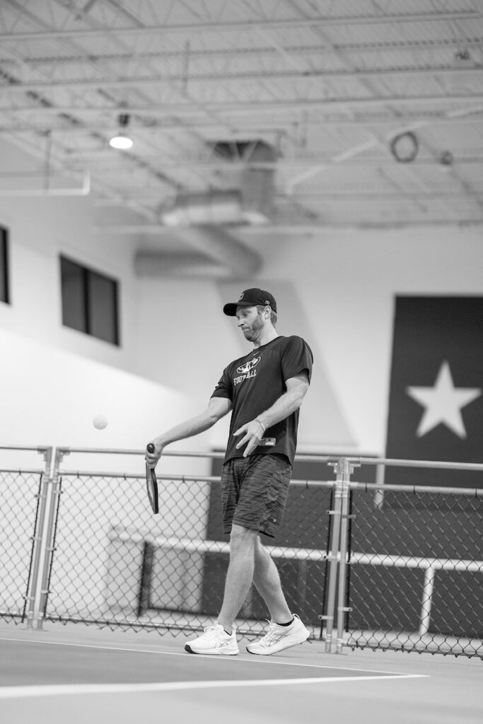 PLANO, TX - AUGUST 28: North Texas Built chapter holds their Pickleball Network Tournament at Pickleball Kingdom on August 28, Plano, Texas. (Photo by Aric Becker)