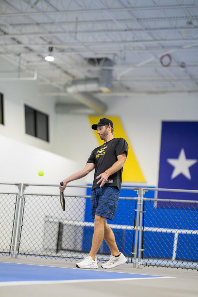 PLANO, TX - AUGUST 28: North Texas Built chapter holds their Pickleball Network Tournament at Pickleball Kingdom on August 28, Plano, Texas. (Photo by Aric Becker)