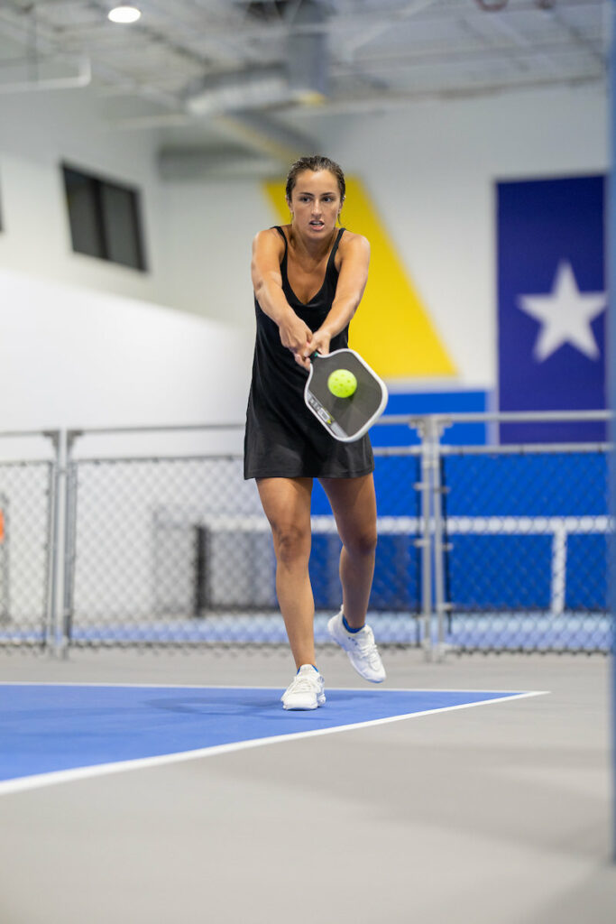 PLANO, TX - AUGUST 28: North Texas Built chapter holds their Pickleball Network Tournament at Pickleball Kingdom on August 28, Plano, Texas. (Photo by Aric Becker)