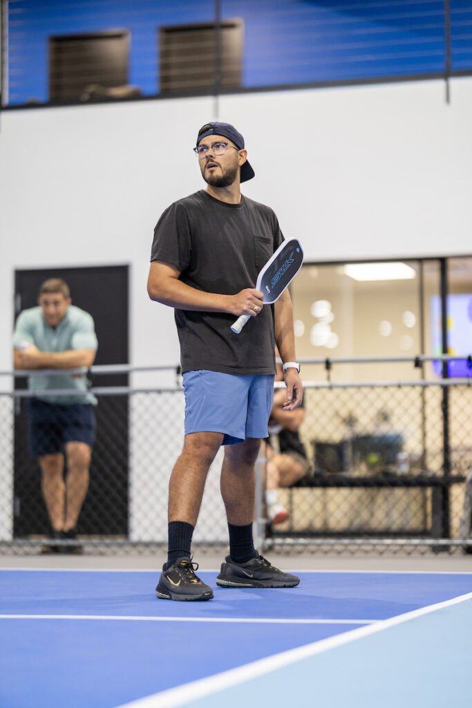 PLANO, TX - AUGUST 28: North Texas Built chapter holds their Pickleball Network Tournament at Pickleball Kingdom on August 28, Plano, Texas. (Photo by Aric Becker)