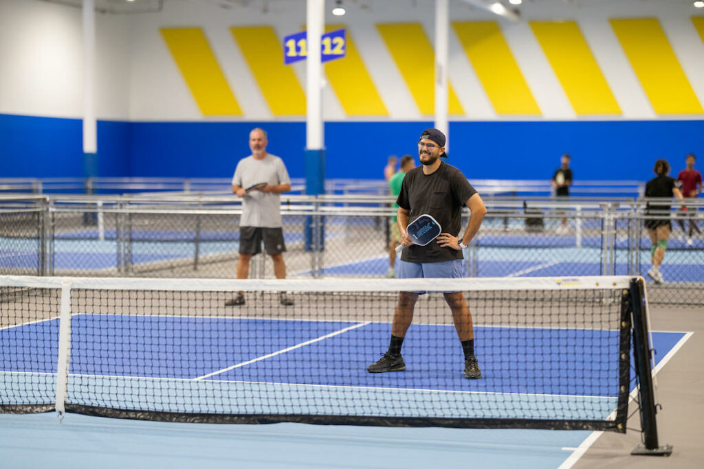 PLANO, TX - AUGUST 28: North Texas Built chapter holds their Pickleball Network Tournament at Pickleball Kingdom on August 28, Plano, Texas. (Photo by Aric Becker)