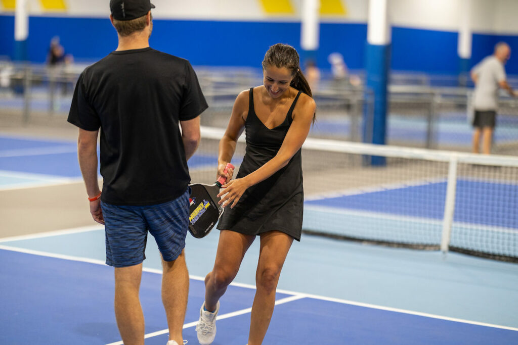 PLANO, TX - AUGUST 28: North Texas Built chapter holds their Pickleball Network Tournament at Pickleball Kingdom on August 28, Plano, Texas. (Photo by Aric Becker)